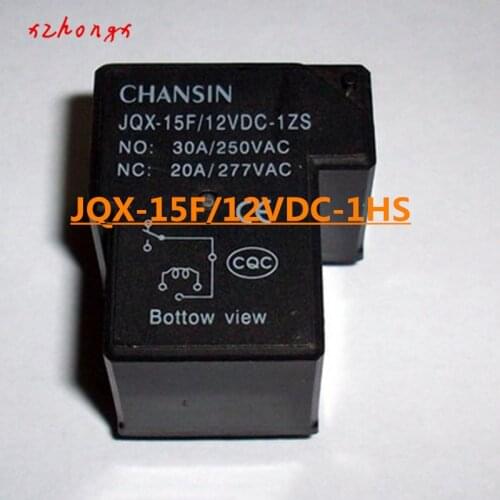 JQX-15F/5VDC-1HS JQX-15F/24VDC-1HS JQX-15F-48VDC-1HS 4PINS 30A 24VDC Power Relay