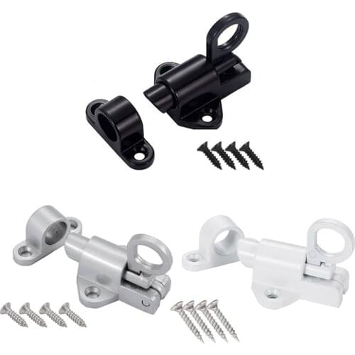 Hot Aluminum Alloy Security Automatic Window Gate Lock Spring Bounce Door Bolt Latch