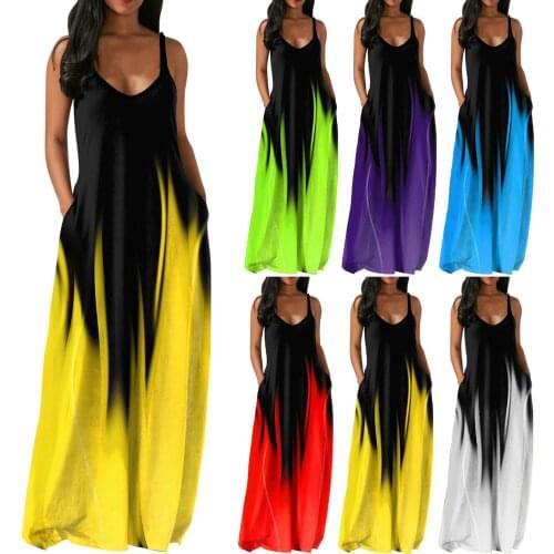 MAIGSWHOO Sleeveless Summer Dresses