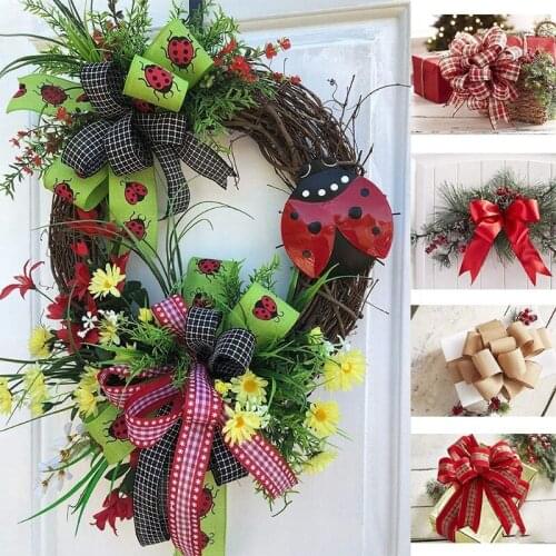 Multipurpose Bow Maker for Ribbon Wooden Bow Making Tool for Ribbon Crafts DIY Decoration for Christmas Valentines Day