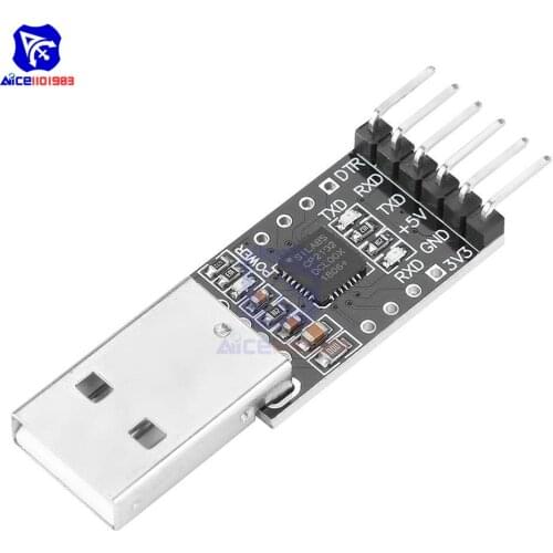 Diymore CP2102 USB 2.0 to TTL UART Module 6 Pin Serial Converter STC Replace FT232 Adapter Module for Arduino 3.3V/5V