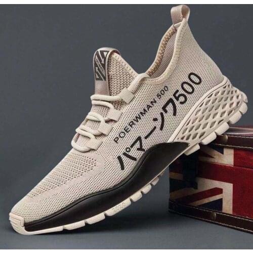 2021 new mens shoes leisure Korean summer breathable sports running shoes cloth shoes father fashion Factory Genuine Recommend
