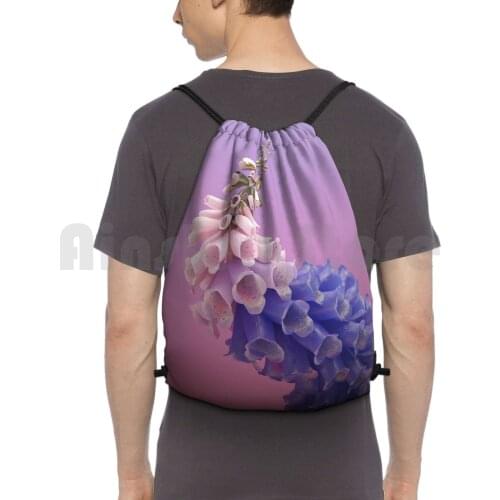 Flume Skin Flower Backpack Drawstring Bag Riding Climbing Gym Bag Mura Masa Crooked Colours Vampire Weekend Tash Sultana