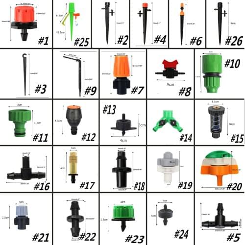 Garden Drip irrigation Hose Connector Spray Sprinkler Automatic Irrigation Garden Irrigation System Autowatering