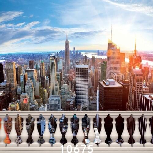 Background Vinyl Photography Backdrops City Views Computer Printed Backdrop for Photo Studio Baby Newborn Children