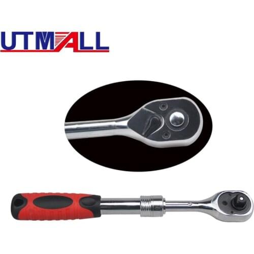 UTMALL 3/8"Drive Black Ratcheting Socket Wrench Extendable Hand Tools