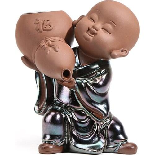 Kung Fu Tea Set Tea Ceremony Little monk Tea Filter Strainers Utensils Clip Needle Ceramic Cans Tea Scoop Strainers tea