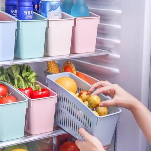 1PCS Kitchen Storage Box Refrigerator Accessories Organizer Sealed Food Container Fruit Basket Eco friendly Storage Box Egg Case