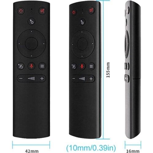 2.4G Gyro Sensor Remote Control Air Mouse Voice Assistance Voice Search IR E56B