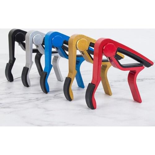 Guitar Capo Accessories Quick Change Clamp Key Aluminium Alloy Metal Acoustic Classic Guitar Capo for Guitar Parts