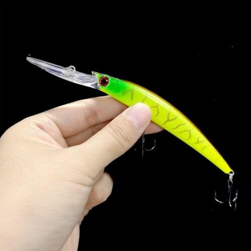 Hengjia 1pcs 15cm 15g Lure Minnow Wobbler with Sharp Hook Hard Bait for Bass Pike Carp Fishing Tackle