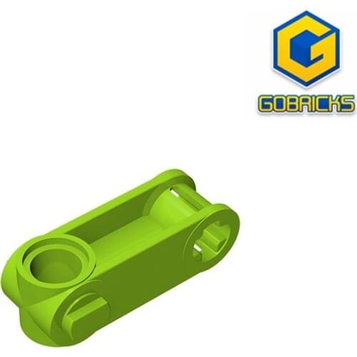 Gobricks GDS-1172 Technical, Axle and Pin Connector Perpendicular 3L with Pin Hole compatible 32068