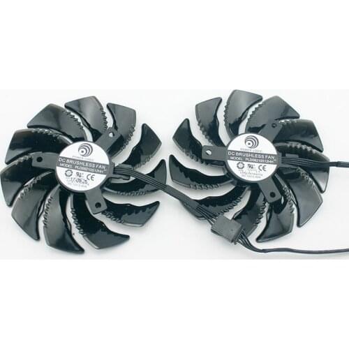 PLD09210S12HH New Original for Gigabyte GTX1070 GTX1060 WINDFORCE OC 8G Graphics card cooling fan DC12V 0.40A