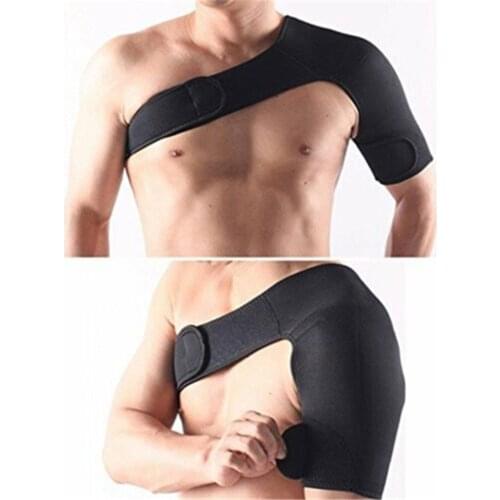 Adjustable Dislocated Shoulder Support Breathable Gym Sports Care Single Shoulder Support Back Brace Bodys Treatment