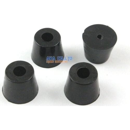 100 Pieces 17x13x14mm Rubber Feet Pad Furniture Chair Leg Protector Glide Pad