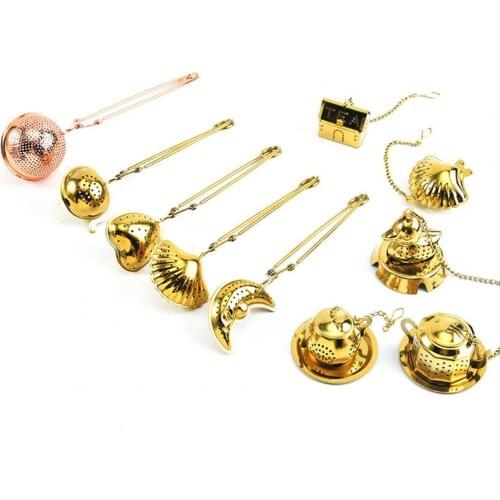 1PCS Tea Infuser Long Handle Strong Construction Stainless Steel Food Grade Materials Home Infuser Drip for Office