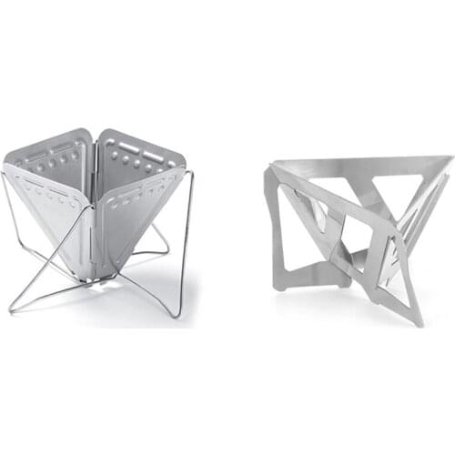 2pcs Coffee Drip Holder Camping Folding Coffee Filter Holder Coffee Filters Funnel Bracket Picnic Tableware