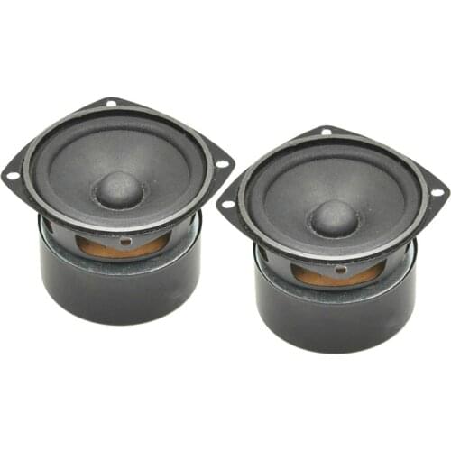SOTAMIA 2Pcs 3 Inch Full Range Speaker PC Speaker Computer Desktop 4 Ohm 15W DIY Mid-bass Sound Music Speaker Units Home Theater