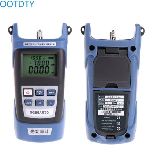 High Precision Optical Power Meter Fiber Testing Tools Wiring Light Decay Tester