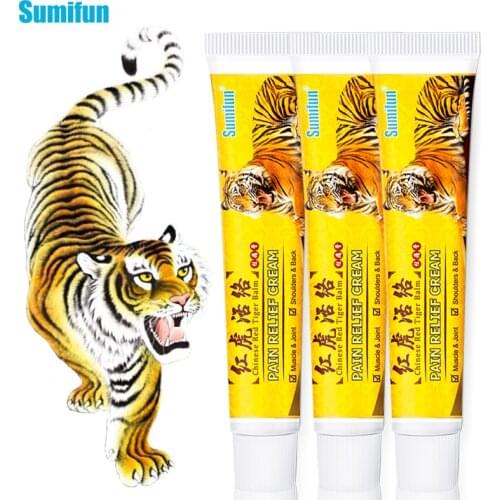 3pcs Tiger Balm Analgesic Cream Ointment Fast Relief Aches Pains Inflammations Lumbar Spine Joint Back Chinese Medical Plaster
