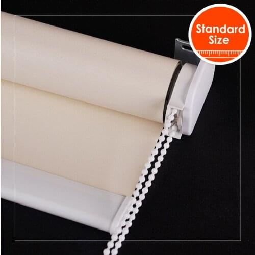 38mm Aluminum Tube Waterproof blackout Roller Blinds Fire Retardant for bathroom for balcony Hot Sales Standard Size