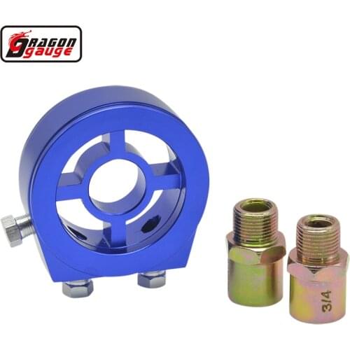 Dragon gauge Aluminum Racing Oil Pressure Gauge Temp gauge Sensor joint pipe Oil Filter Sandwich Adapter M20X1.5 1/8 NPT