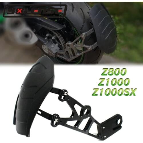 CNC Aluminum Motorcycle Rear Fender Bracket Mudguard Wheel Hugger Splash Guard For Kawasaki Z800 Z1000 Z1000SX Z 1000 2010-2016