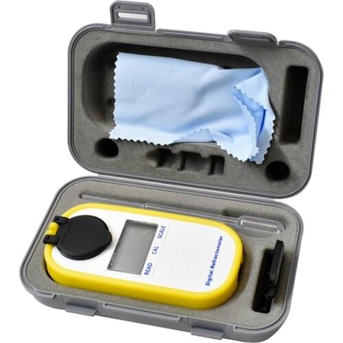 Freezing Point Digital Refractometer for Engine Fluid Glycol Antifreeze Car Battery Refractometer DR605