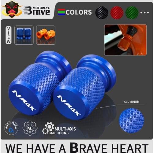 For YAMAHA NMAX 125 155 N-MAX Universal Motorcycle Accessories CNC Cover Blue Red Wheel Tire Valve Stem Airtight Covers Cap