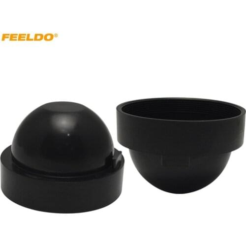 FEELDO 2Pcs Car LED HID Headlight Waterproof DustProof Cover Rubber 60mm-85mm Anti-Dust Housing Seal Headlamp Cap#5594