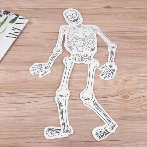 Kids Puzzle Toy DIY Human Skeleton Model Toddlers Learning Grasping Developing Puzzle Toy Children DIY Craft Toys Education Toys
