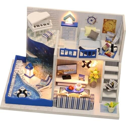 Miniature Dollhouse Furniture 1:24 Handmade Toy Gifts -The Sound of the Sea