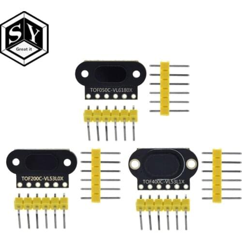 VL6180/VL53L0X/VL53L1X Time of Flight (ToF) Laser Ranging Sensor Module TOF050C TOF200C TOF400C 50CM/2M/4M IIC For Arduino STM32