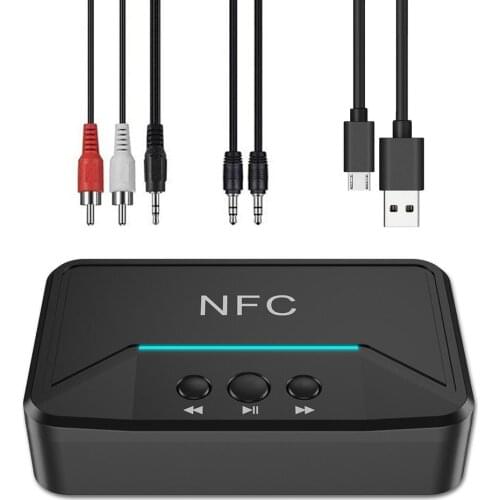 NFC Wireless Bluetooth Audio Receiver Stable Adapter Device Compatible With Bluetooth 4.2/4.1/4.0/3.0/2.0/1.0 Stereo System