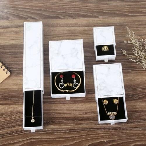 Vintage Jewelry Packaging Drawer Box for Ring Earrings Necklace Bracelet Display Organizer Storage Gifts Boxes for Jewellery