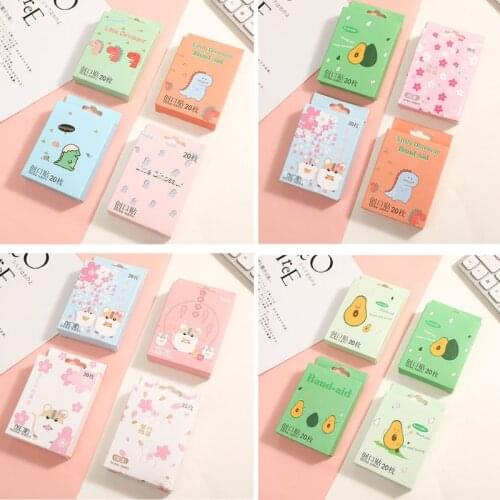 80pcs Breathable Cartoon Woundplast Hemostasis Adhesive Bandages Outdoor Portable First Aid Emergency for Kids Children 97BC