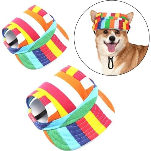 Y5GB Pet Daily Decoration Hat Puppy/Kitten Wearing Accessories Sun Hat Cloth Made Durable Pet Hat High Quality Cap