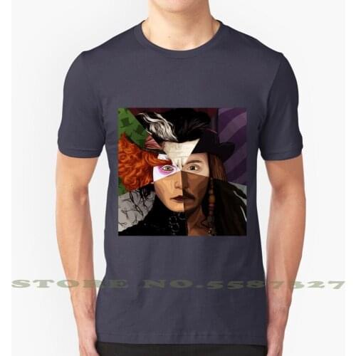 Escapism Is Survival Summer Funny T Shirt For Men Women Johnny Depp Mad Hatter Sweeney Todd Edward Scissorhands Jack Sparrow