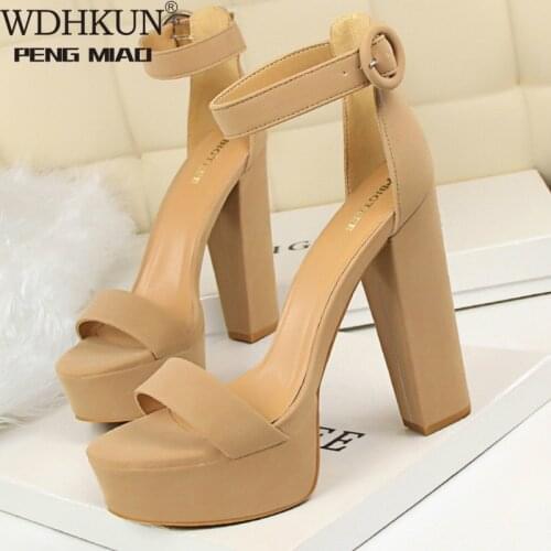 2020 New Office Spring Autumn Platform High Heels Women Fashion High Heels 13.5cm Heels Flock Platform Pumps Party Wedding Shoes
