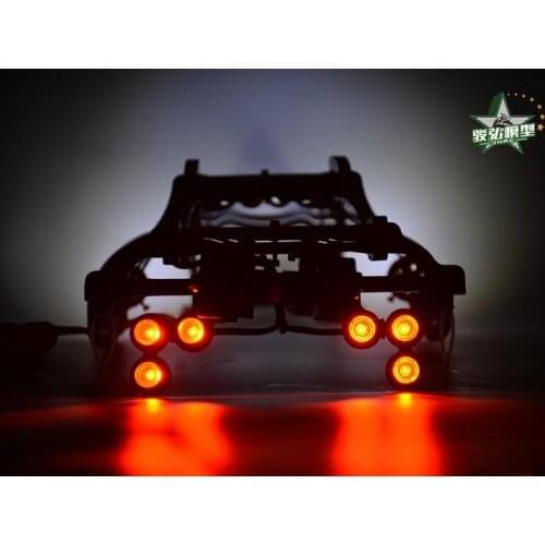 1:10) TRAXXAS E-REVO Roll cage+Wheelie bar+LED light+Lamp holder RC Cars HPI Racing
