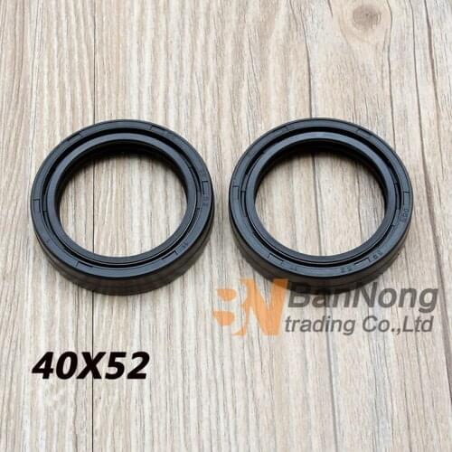 1 pair Motorcycle Parts Front Fork Damper Oil Seal Size 40*52*10.5 40 52 10.5 Motorbike Dirt Racing Bike Shock Absorber