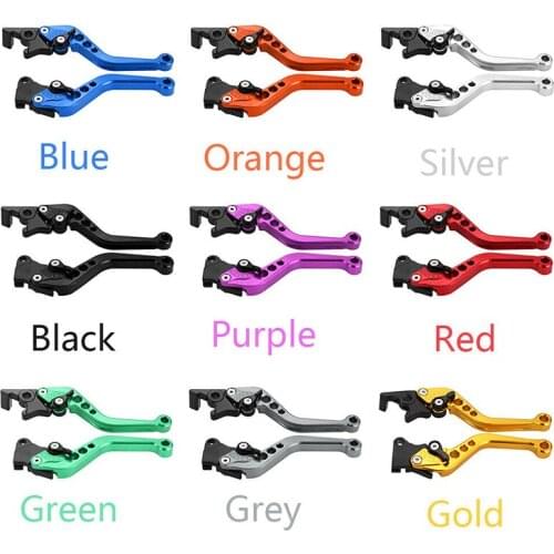 1 Pair Alloy Motorcycle Brake Handle Universal Fit for Motorbike Modification CNC Motorcycle Clutch Drum Brake Lever Handle