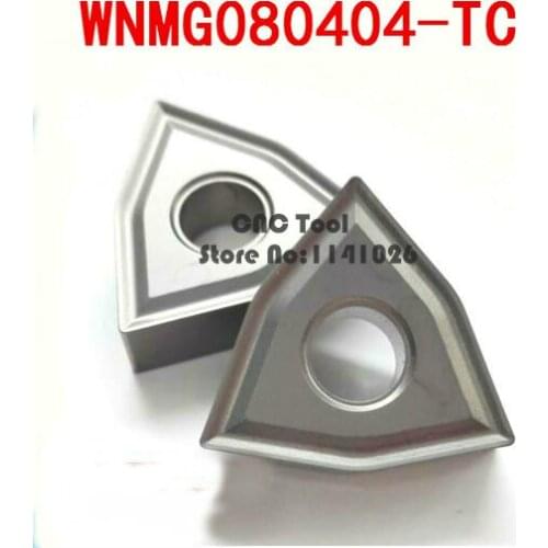 10PCS WNMG080404-TC metal ceramic inserts.ceramic blade, Cutting Tool CNC Tools Lathe cutter tools for MWLNR2020K08