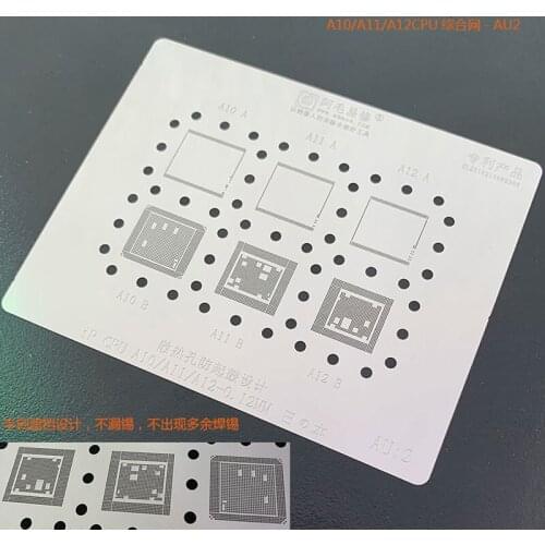 AMAO for IPHONE A7/A8/A9/A10/A11/A12 CPU Comprehensive tin planting net Multifunctional Maintenance of Steel Mesh