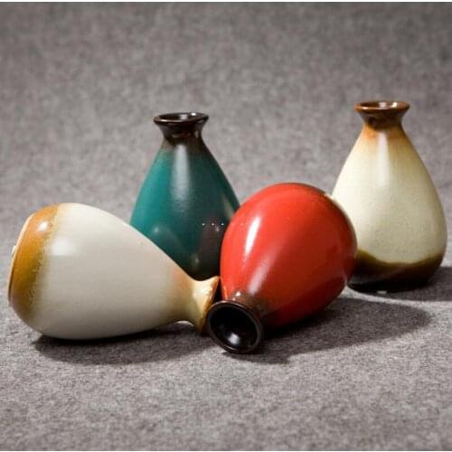 Antique ceramic vase small vase / glaze vase / ceramic vase home decor