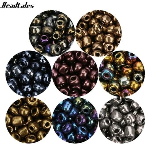 Beadtales 500pcs 4mm 8 Colors Crystal Beads Czech Seed Beads Glass Loose Spacer Seedbeads For Jewelry Makings Perles Berloque