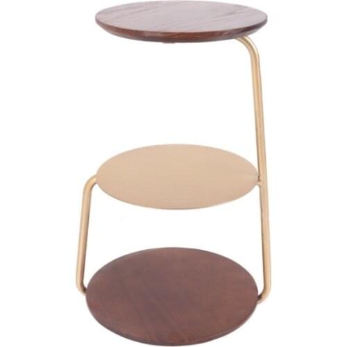 Nordic Wood Small Tea Table A Few Sitting Room Sofa Edge Angle Of The Bedroom Nightstand Balcony Table Multilayer Shelf