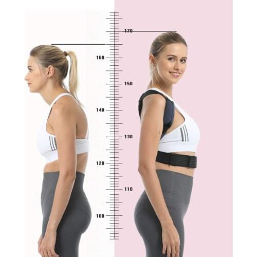 Breathable Posture Corrector Brace Adjustable Lumbar Shoulders Support Clavicle Postural Orthopedic Back Corset Pain Relief
