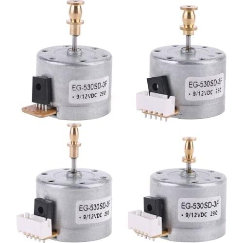 EG530SD-3F DC5-12V 3-Speed 33/45/78 RPM Metal Turntables Motor Copper Sleeve Motor for Turntable Record Player