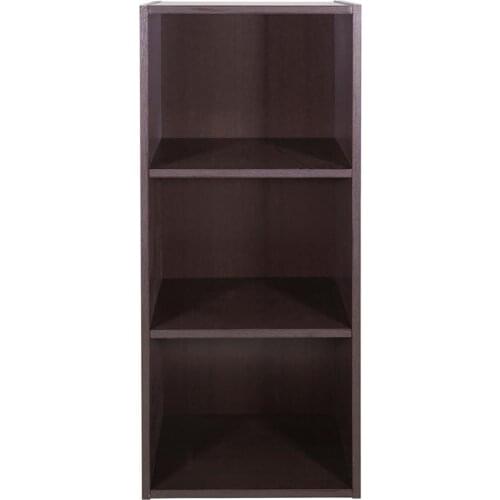 Wear-resistant Fashion Sturdy Construction Book Shelf Wood Bookcase Stable for Household